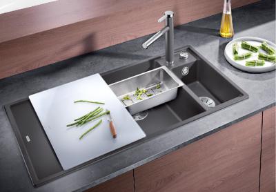 Blanco AXIA III 6 S Einbauspüle Silgranit mit Glasschneidbrett
