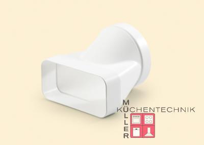 MF-EST 125 Endstück System Ø 125 Compair flow flach auf rund