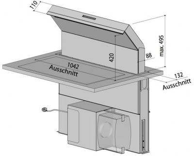 Berbel Bth 100 Ml Moveline 1030101 Tischlifthaube Lufterkasten