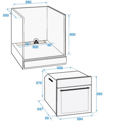 Beko Bim 22301 X Multifunktionsbackofen Edelstahl Eek A Online Shop Backofen Und Dampfgarer Standard Hohe 60 Cm