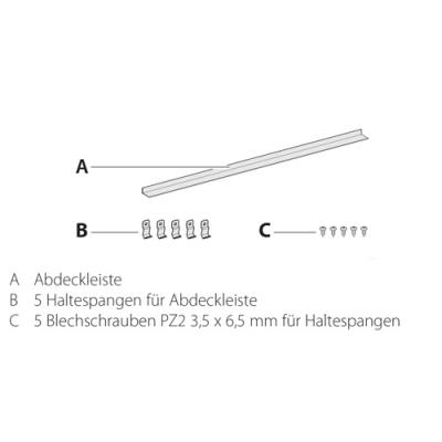 Berbel Abdeckprofil 1090008 Fur 90er Schrank Fur Firstline Beh Flu Unseen Online Shop Dunstabzugshaube Zubehor Montage