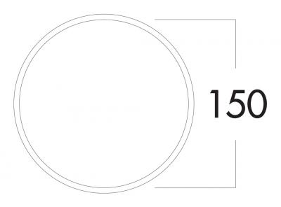 Naber STEEL flow SF-Klima-E 150 Mauerkasten verzinkter Stahl/Edelstahl