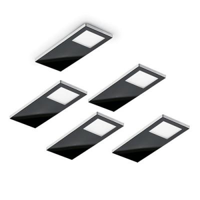 Naber Lumica Vetro Led Set 3 Schwarz Mit Touch Schalter Und Dimmer 7064213 Online Shop Beleuchtung Led Unterbau